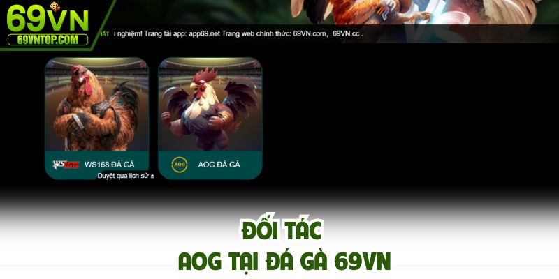 Đối tác AOG tại đá gà 69vn