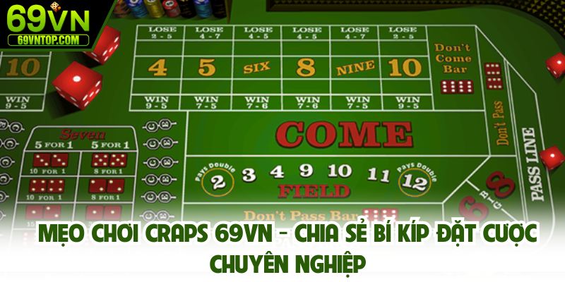 Mẹo chơi Craps